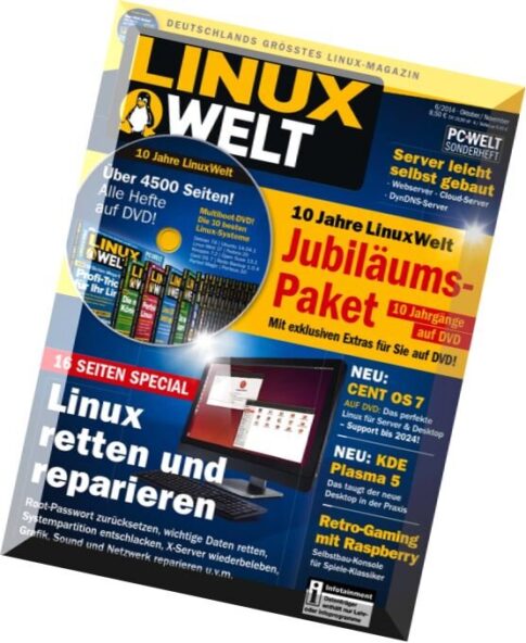 PC-Welt Sonderheft LinuxWelt Oktober-November 2014
