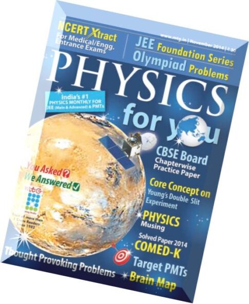 Physics For You — November 2014