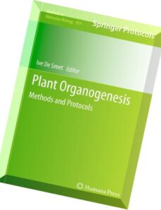 Plant Organogenesis Methods and Protocols (Methods in Molecular Biology)