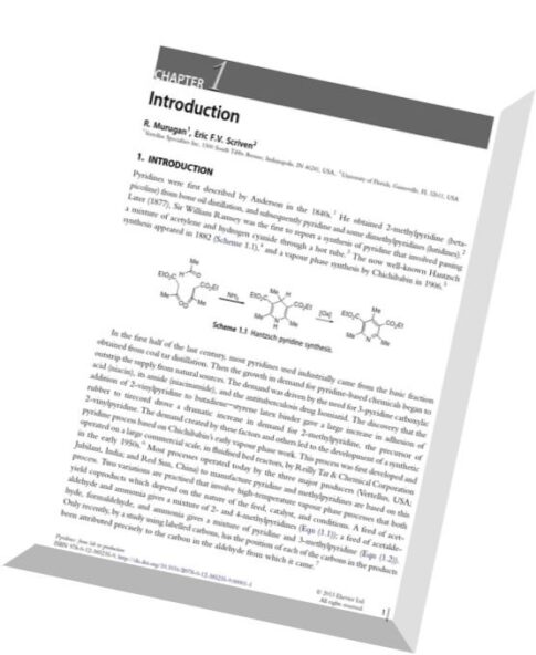 Pyridines from lab to production (Best Synthetic Methods)