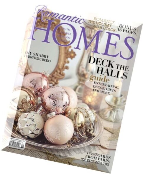Romantic Homes Magazine – November 2014