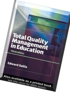 Total Quality Management in Education, 3 edition