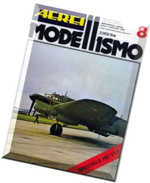 Aerei Modellismo – 1980-08 – He-111, G