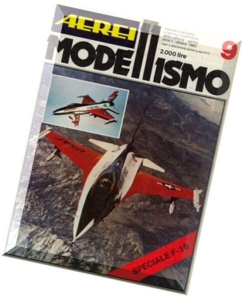 Aerei Modellismo — 1980-09 — F-16, Spitfire, Ca
