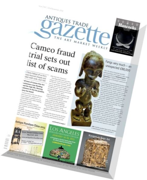 Antiques Trade Gazette – 22 November 2014