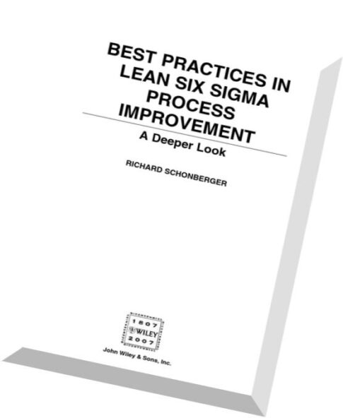 Best Practices in Lean Six Sigma Process Improvement