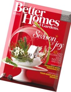 Better Homes and Gardens – December 2014