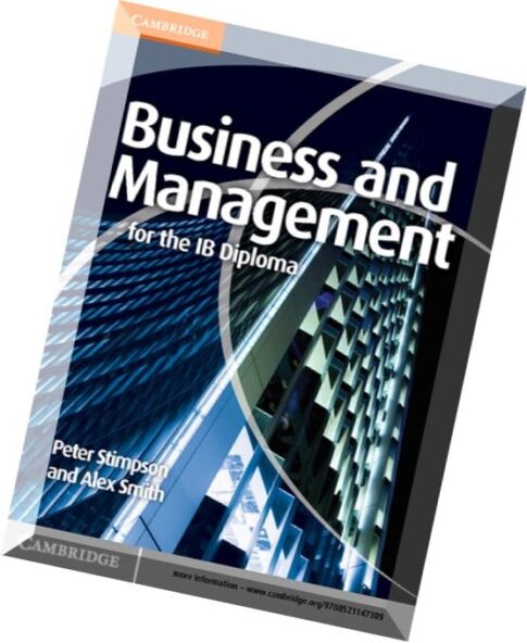 Business and Management for the IB Diploma by Peter Stimpson and Alex Smith