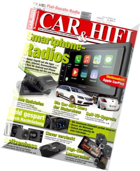 Car & Hifi – Testmagazin Januar-Februar 2015