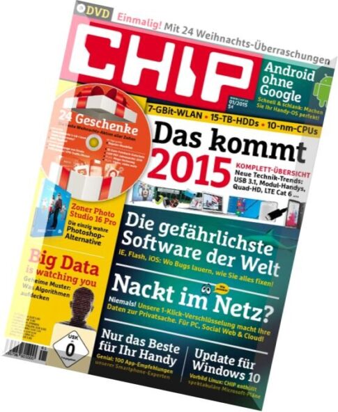 Chip Magazin N 01 — Januar 2015