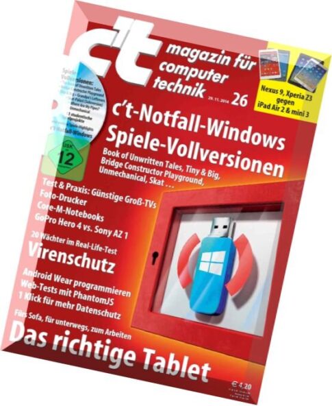 c’t magazin 26-2014 (29.11.2014)