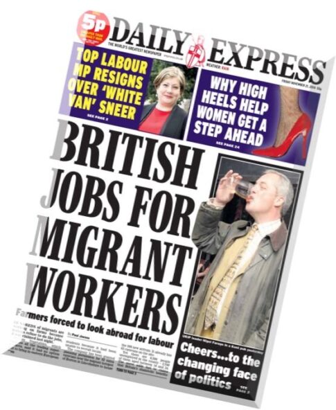 Daily Express — Friday, 21 November 2014