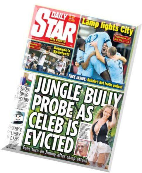 DAILY STAR – Monday, 1 December 2014
