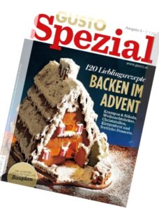 Gusto Spezial Magazin Backen im Advent N 05 2014 (11-2014)