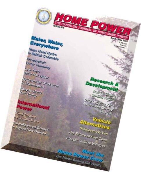 Home Power Magazine — Issue 076 — 2000-04-05