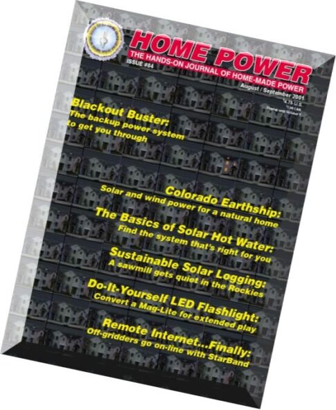 Home Power Magazine – Issue 084 – 2001-08-09