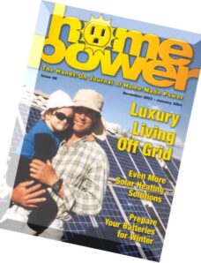 Home Power Magazine — Issue 098 — 2003-12-2004-01