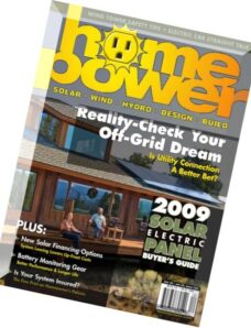 Home Power Magazine — Issue 128 — 2008-12-2009-01
