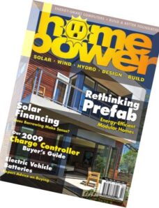 Home Power Magazine – Issue 129 – 2009-02-03