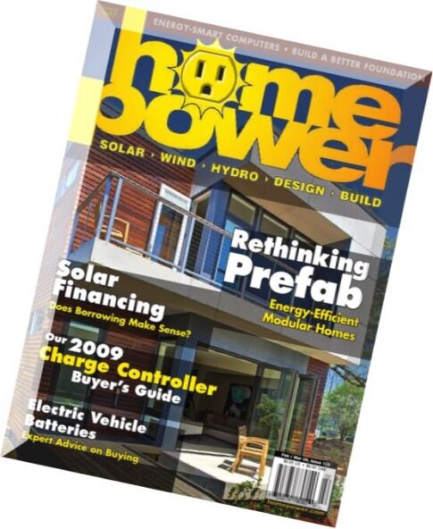 Home Power Magazine — Issue 129 — 2009-02-03
