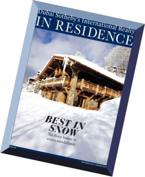 In Residence Issue 04 – December 2014 – January 20115