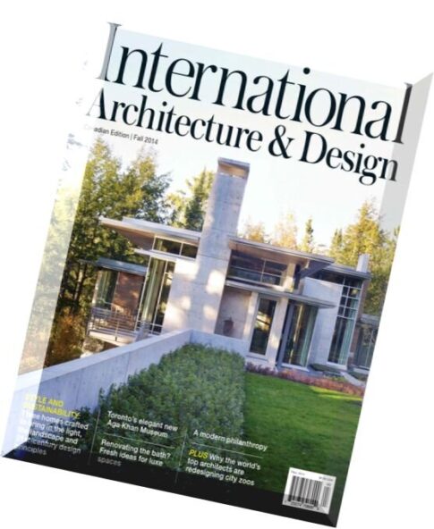 International Architecture & Design Magazine Fall 2014