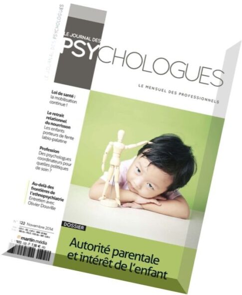 Le Journal des Psychologues N 322 – Novembre 2014