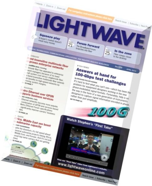 Lightwave — April 2009