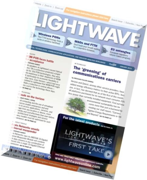 Lightwave — January 2009