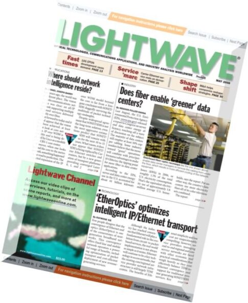 Lightwave — May 2008