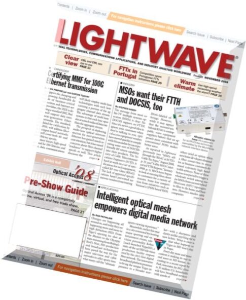 Lightwave — November 2008