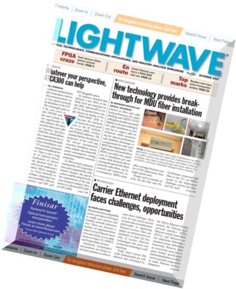 Lightwave – October 2007