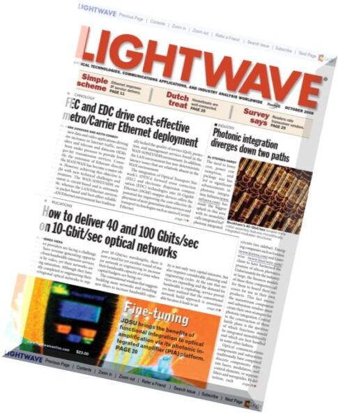 Lightwave – October 2008