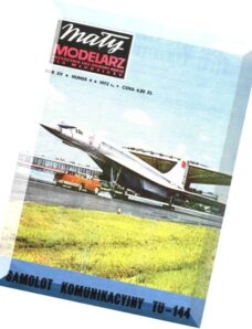 Maly Modelarz (1972-04) – Samolot komunikacyjny Tu-144