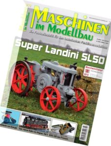 Maschinen im Modellbau Magazin N 03, 2013