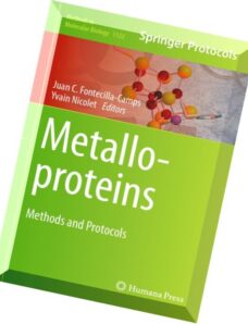 Metalloproteins Methods and Protocols