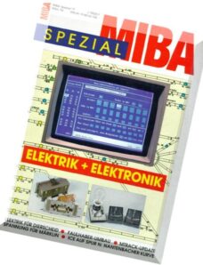 Miba Spezial 19 Elektrik Und Elektronik