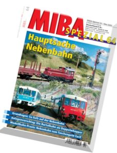 MIBA Spezial 64 Hauptsache Nebenbahn