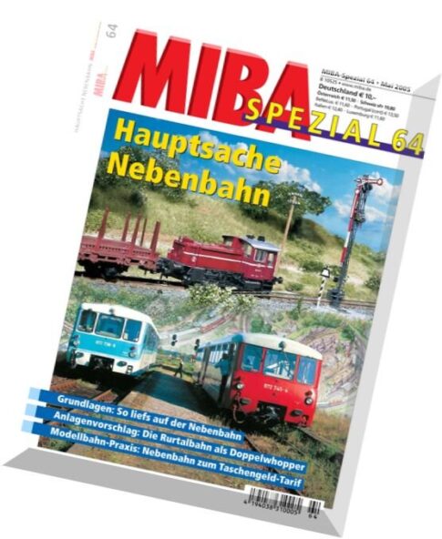 MIBA Spezial 64 Hauptsache Nebenbahn