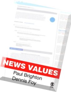 News Values by Paul Brighton and Dennis Foy