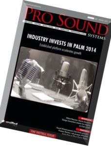 Pro Sound Systems – July-August 2014