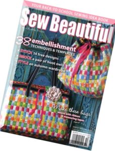 Sew Beautiful Issue 138, 2011