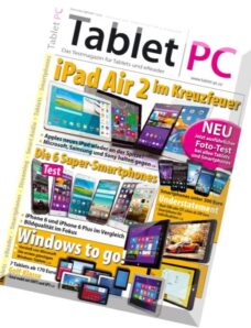 Tablet PC — Testmagazin fur Tablets & eReader Dezember-Januar 01, 2015