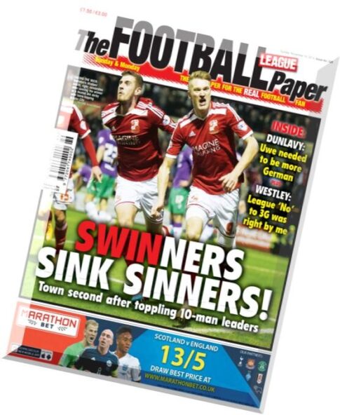 The Football League Paper – 16 November 2014