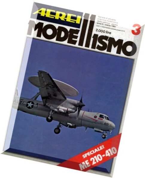 Aerei Modellismo — 1981-03 — Me-21,Grumman F2,F-86__D