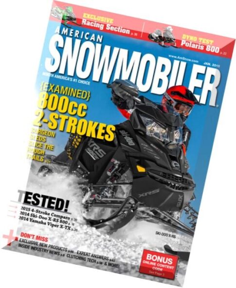 American Snowmobiler — January 2015