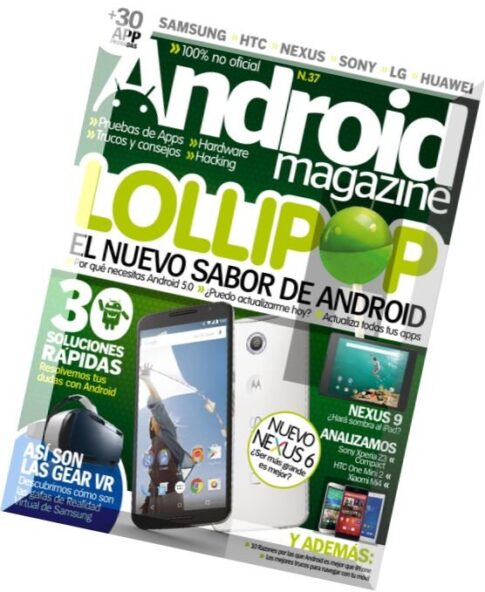 Android Magazine Spain — Issue 37, 2014