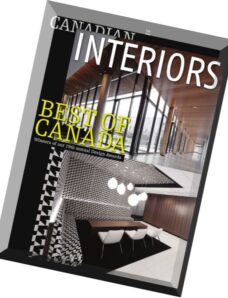 Canadian Interiors – Fall 2012