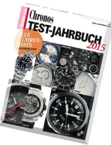 Chronos – Uhren-Magazin Sonderheft Testjahrbuch 2015