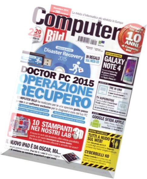 Computer Bild Italy N.200 – Dicembre 2014